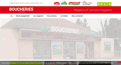 Desktop Screenshot of boucheriesdubocage.fr